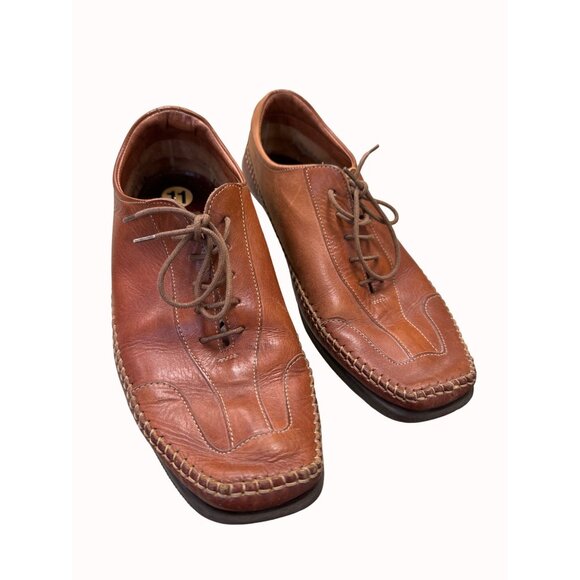 La Bottega Delle Pelli Italian men’s leather dress shoes size 11D SKU 4900 main image 8